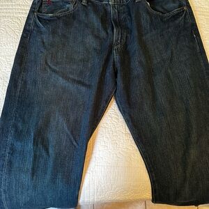 Polo by Ralph Lauren Men's Dark Blue Relaxed Jeans